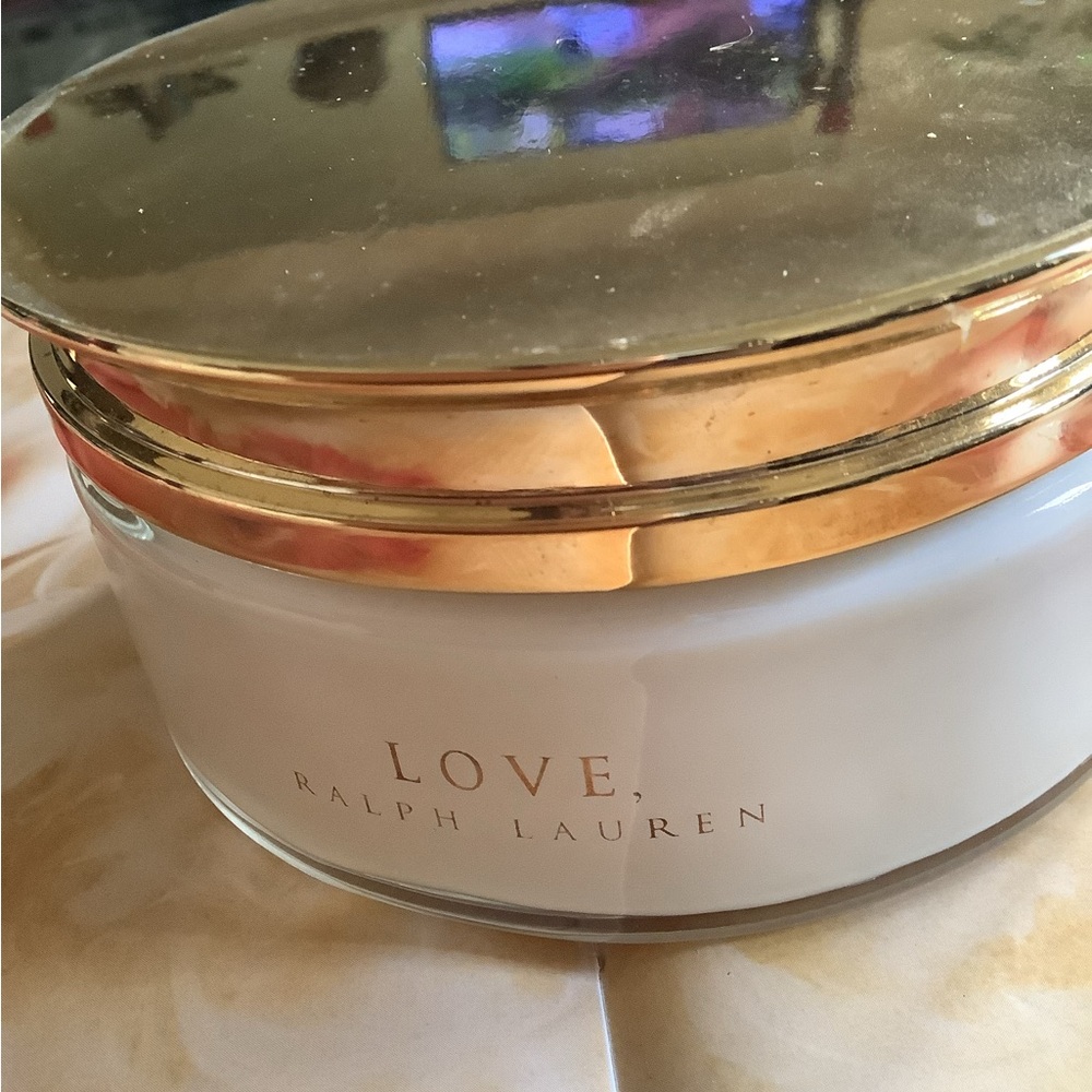 Ultra rare Love,Ralph Lauren pour le corp body cream glass jar 150 ml